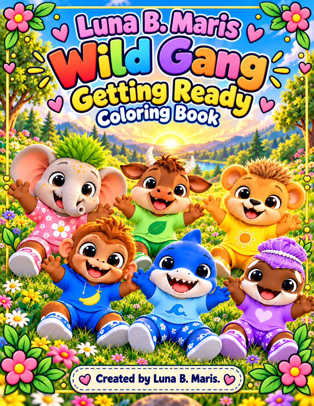 This How the WildGang Starts Their Day Coloring Book