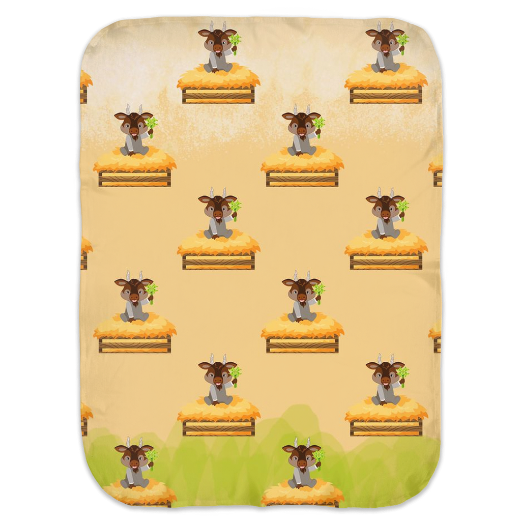 Gerald The Goat Swaddle Blankets