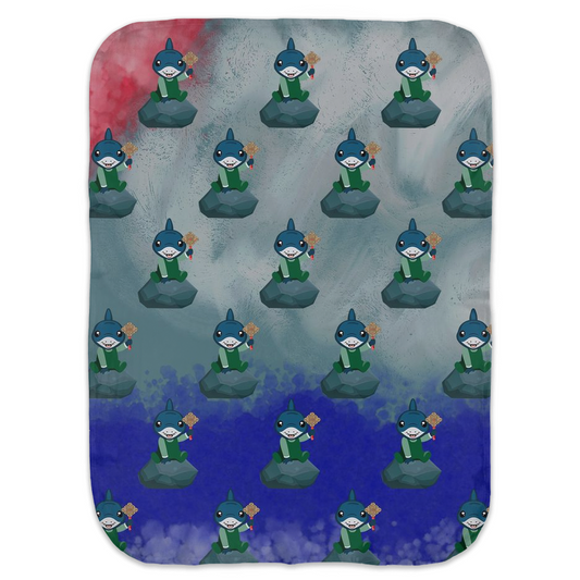 Wayne The White Shark Swaddle Blankets