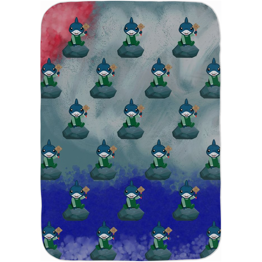 Wayne The White Shark Swaddle Blankets