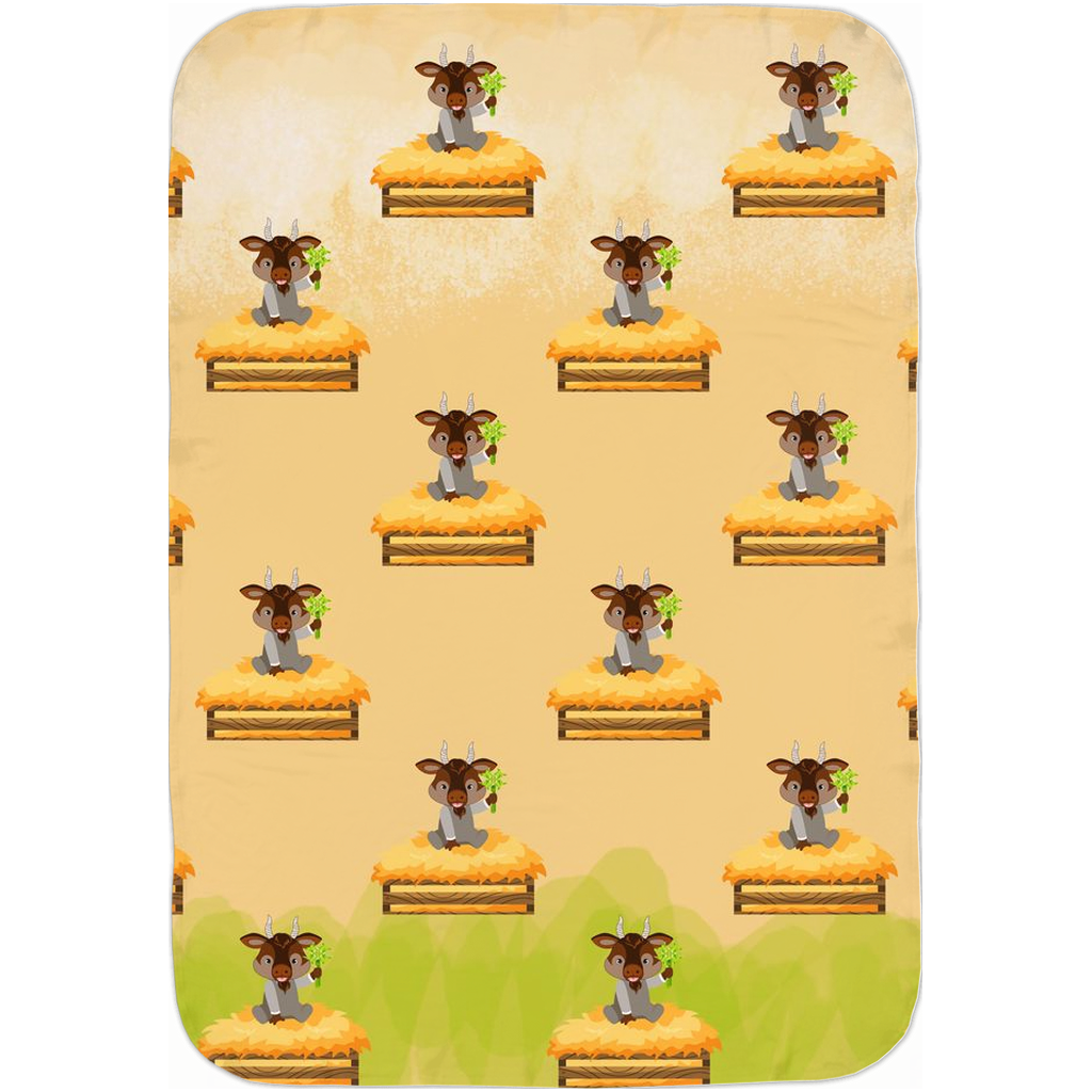 Gerald The Goat Swaddle Blankets